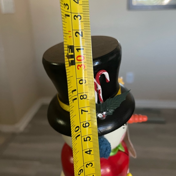 Vintage Snowman Nutcracker by Nanette Hilton 2001 Caroling Silent Night EC - Picture 7 of 11